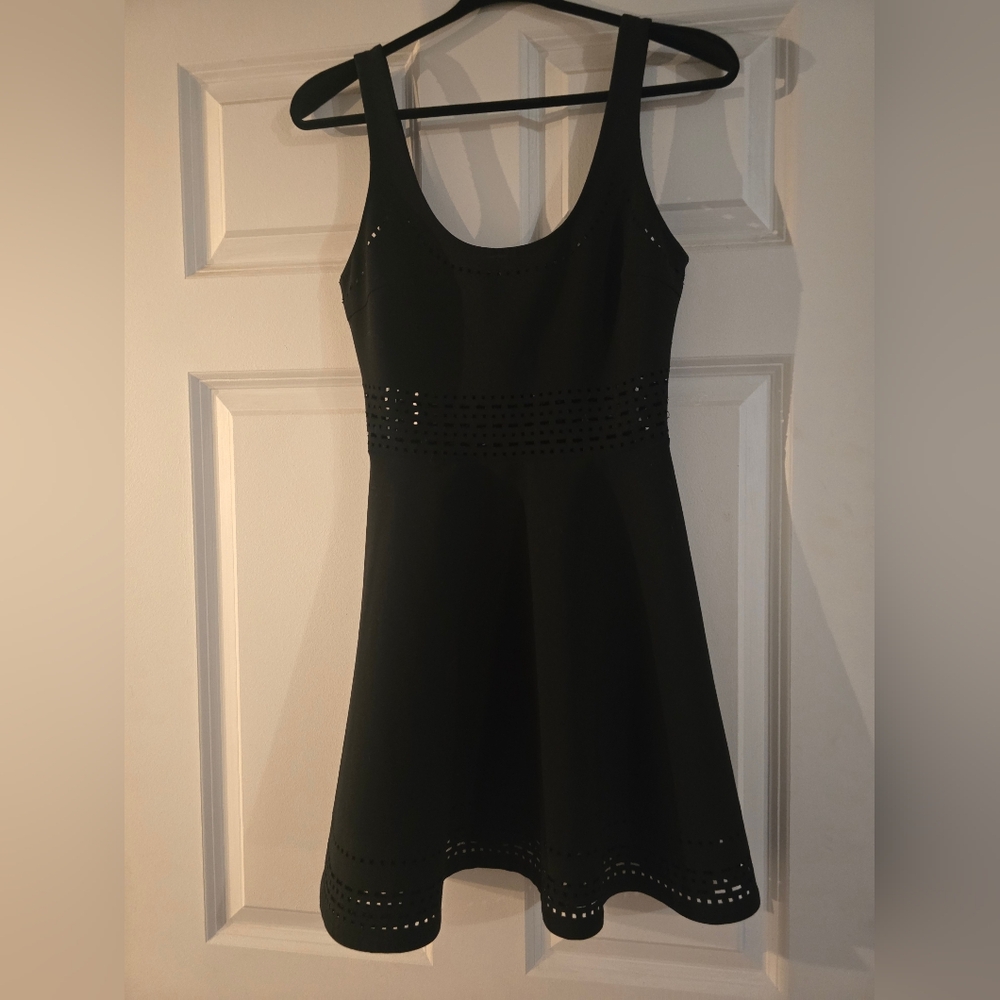 Elizabeth and James Black Mini Dress